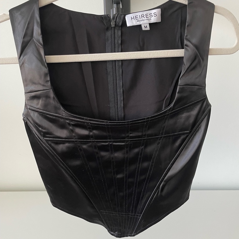 Heiress Beverly Hills Satin Boned Corset